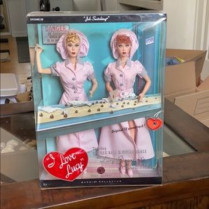 Lucy and Ethel “Job Switching” Barbies New in Box